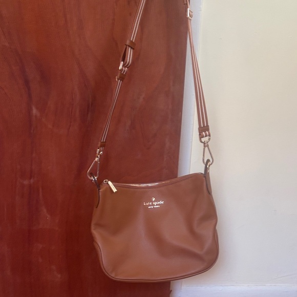 Kate Spade Brown Leather Shoulder Bag - Picture 2 of 3